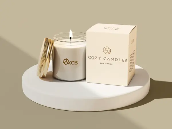 Luxury Matte Black Candle Boxes