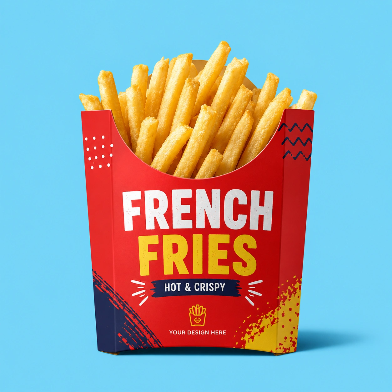Custom French Fry Boxes - XCB Packaging Wholesale 100 MOQ