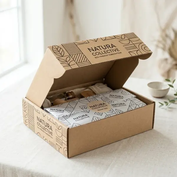 Natural Eco-Kraft Corrugated Mailer - XCB Packaging Wholesale 100 MOQ
